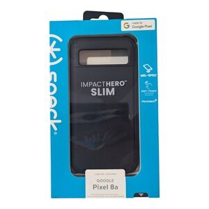 L9-N Speck - ImpactHero Slim Case for Google Pixel 8a - Black